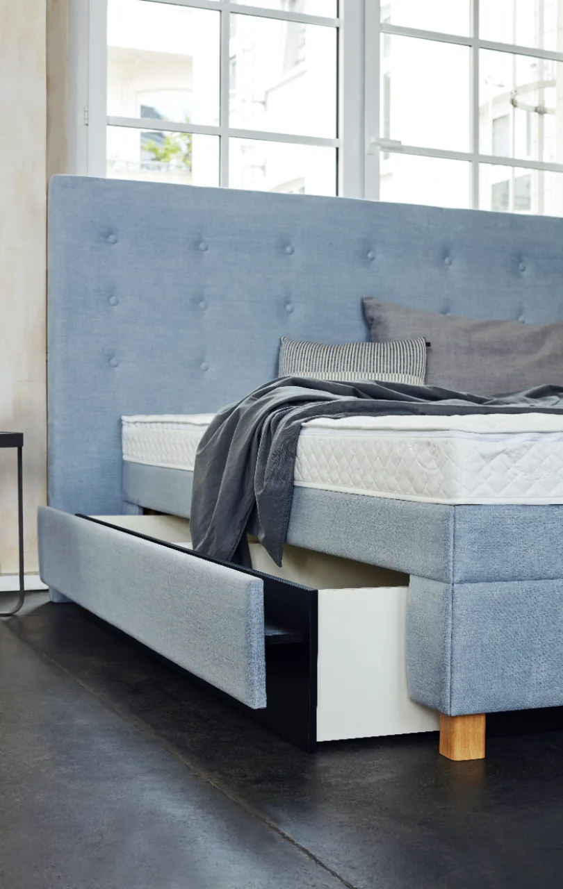 Akva Wasserbett mit extra großen Schubladen