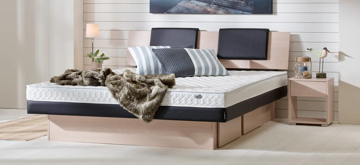 Akva Wasserbett Nordic mit Schubladen