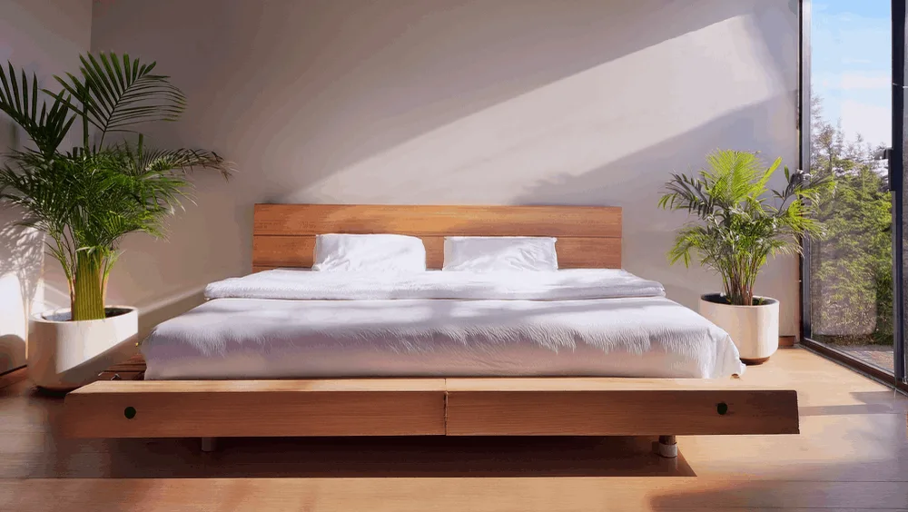Holz-Wasserbett