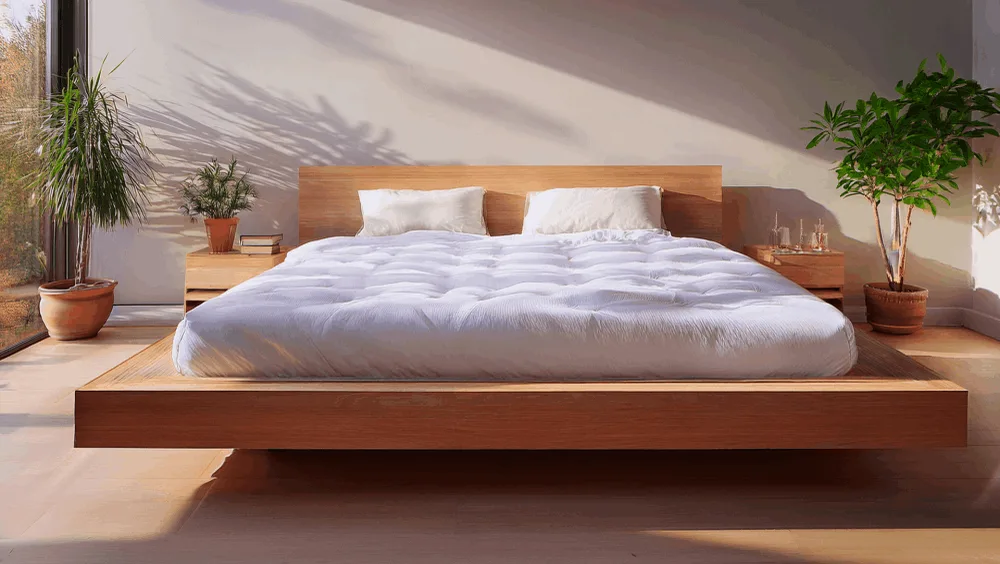 Holz-Wasserbett