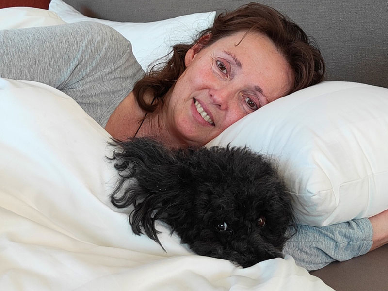 Haustiere im Bett – pro und contra- Schlafoase